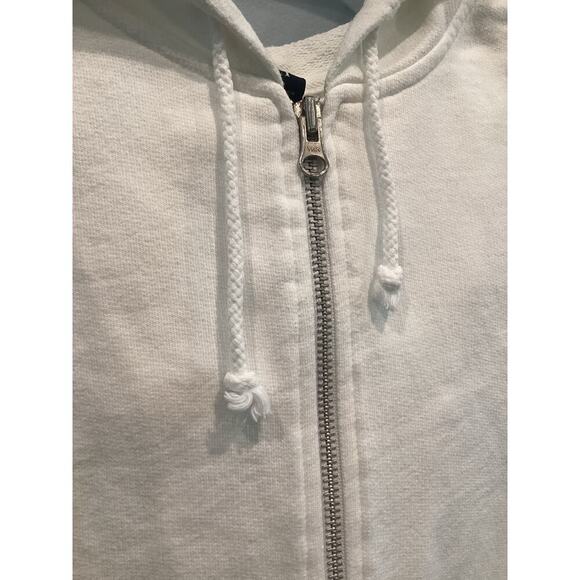 Vintage Gap Womens Knit Sleeveless Sweatshirt Medium M Vest Fisherman Y2K WHite - Picture 2 of 11